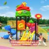 Bộ cầu trượt con gấu 2 máng nhập khẩu